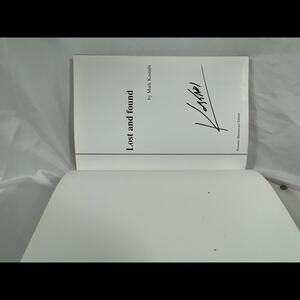 AUTOGRAPHED BOOK: Lost and Found SIGNED by Renowned Artist Mark Kostabi!